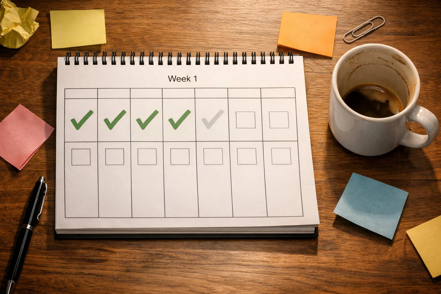 Dlaczego postanowienia padają po tygodniu i jak to zmienić