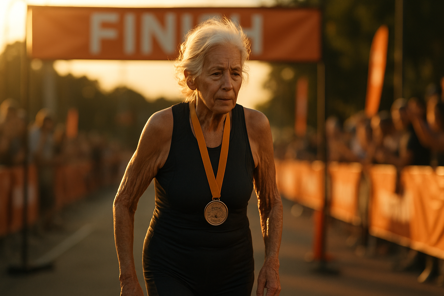 87-latka z chorym sercem startuje w triathlonach. Jej metoda to nie motywacja